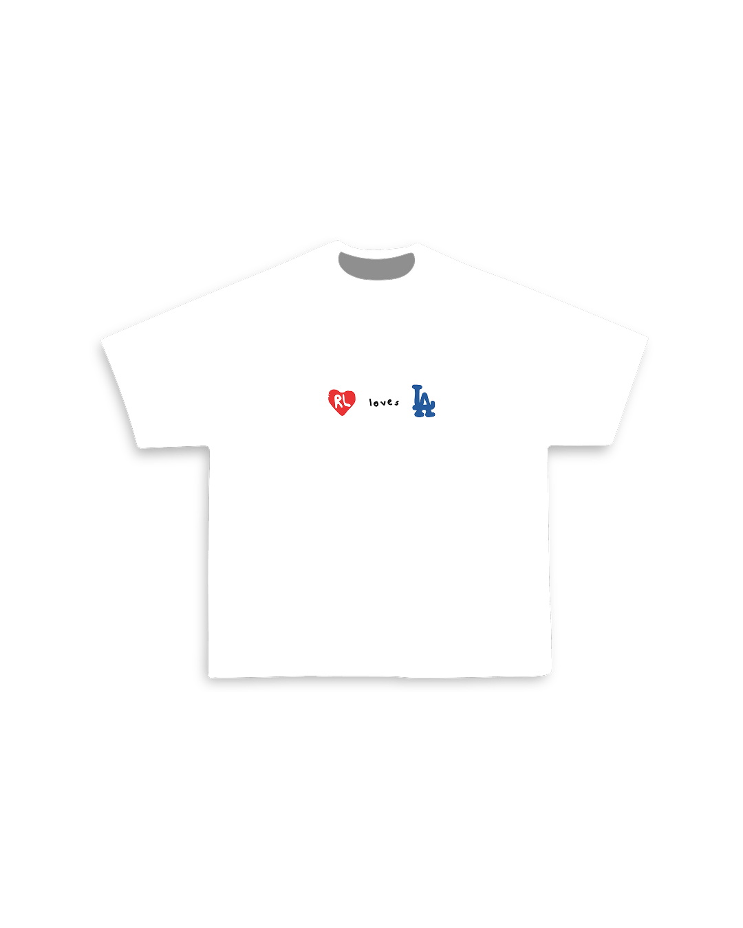 Not LA Lovers Tee - Red Letters