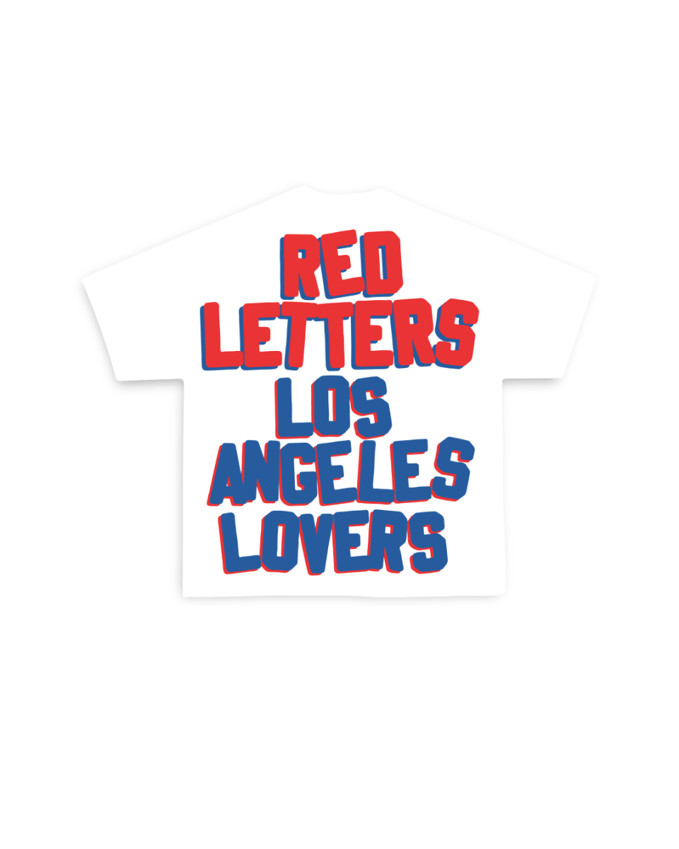 Not LA Lovers Tee - Red Letters