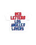 Not LA Lovers Tee - Red Letters