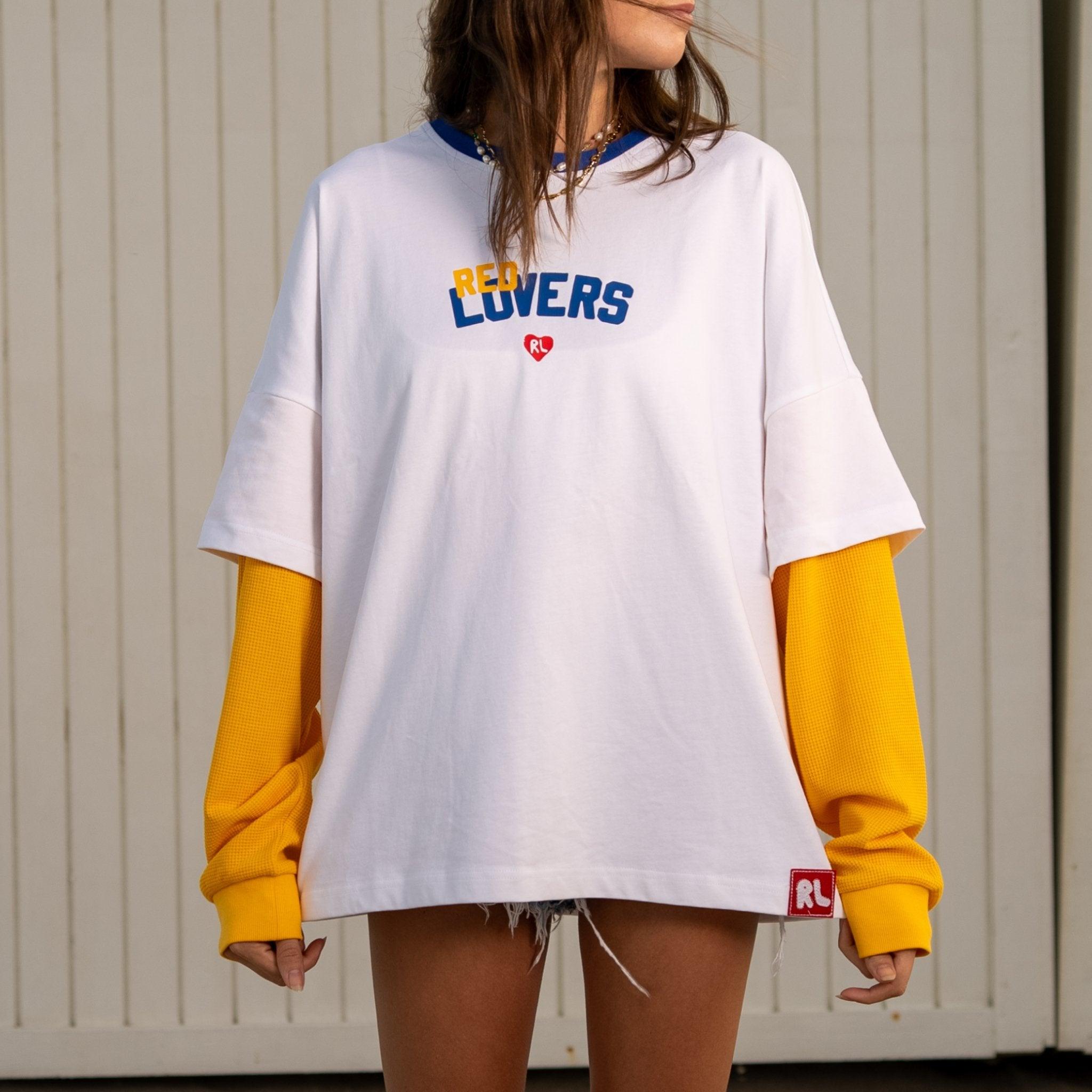 Not LA Lovers Thermal Layer Shirt - Red Letters