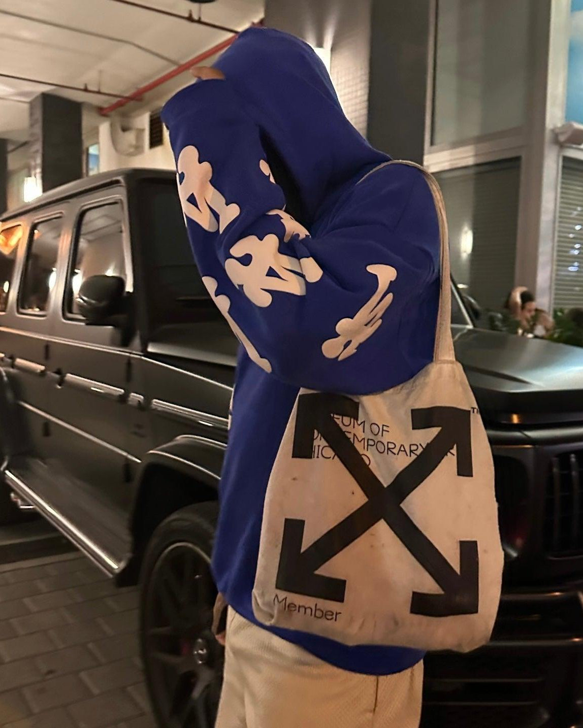 Not LA Scattered Hoodie - Red Letters