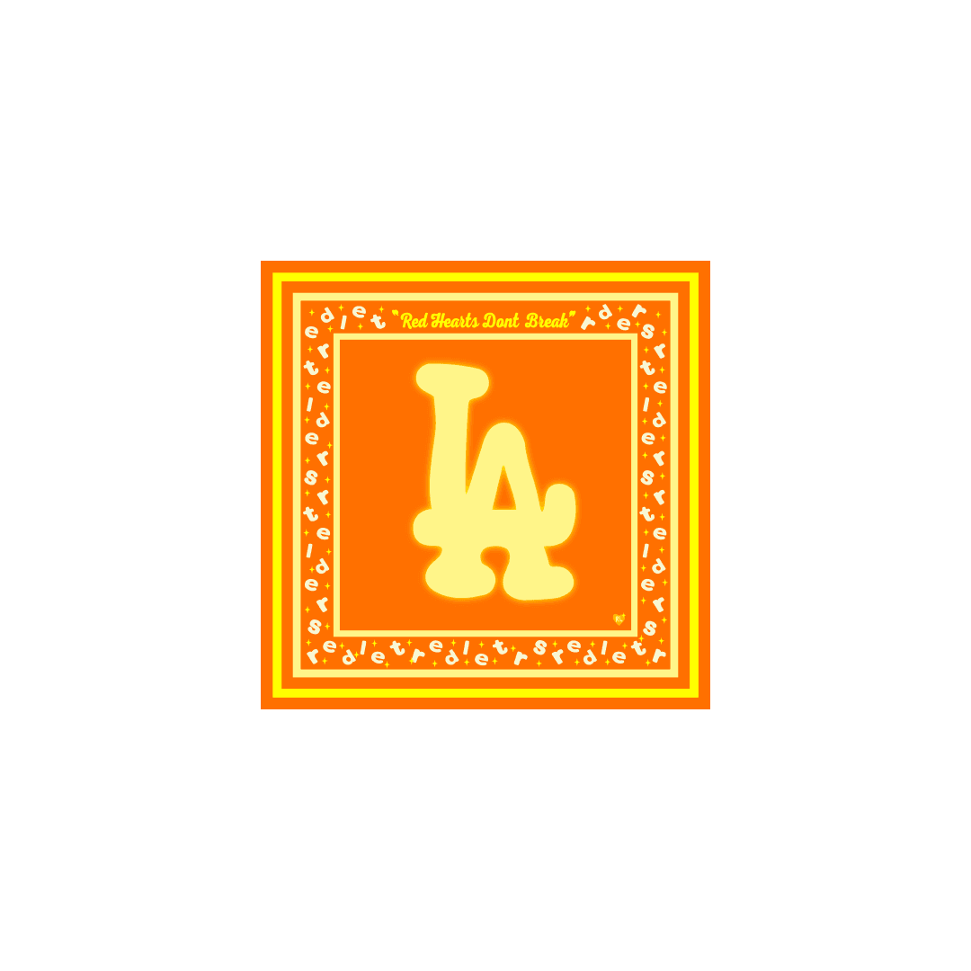 Not LA Sunset Bandana by Red Letters