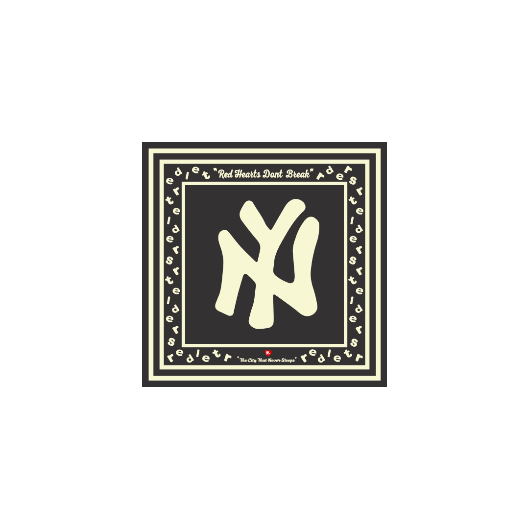 Not NY Bandana - RED LETTERS