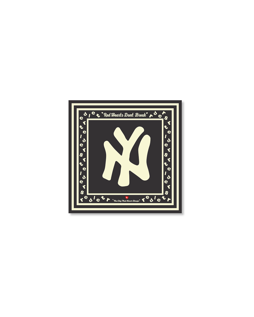 Not NY Bandana - Red Letters