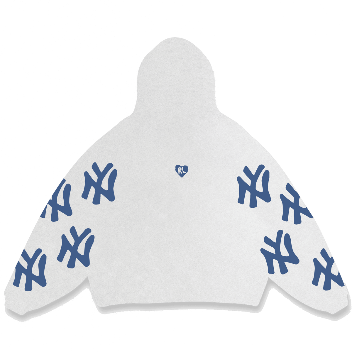 Not NY Heather Scattered Hoodie by Red Letters