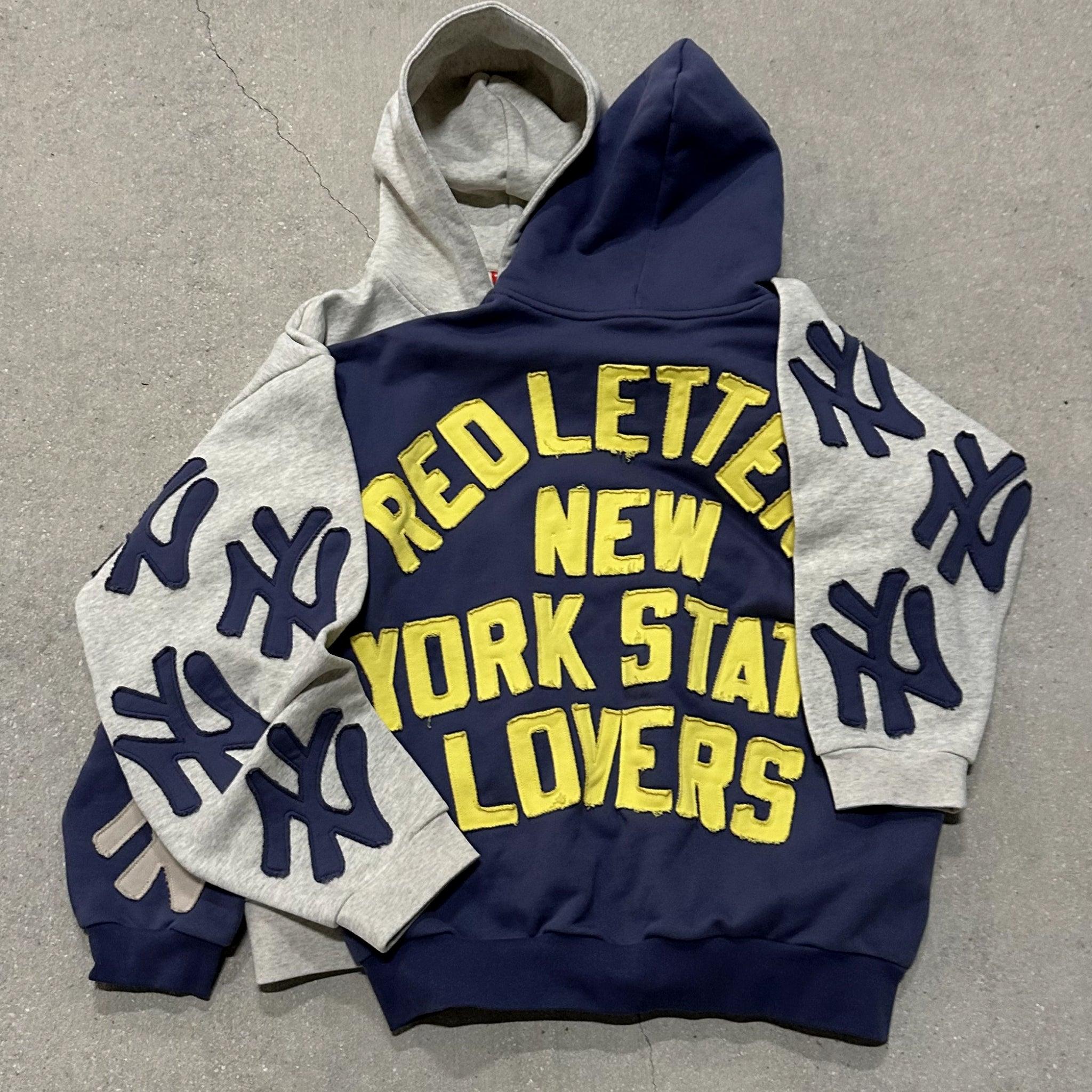 Not NY Lovers Scattered Hoodie - Red Letters