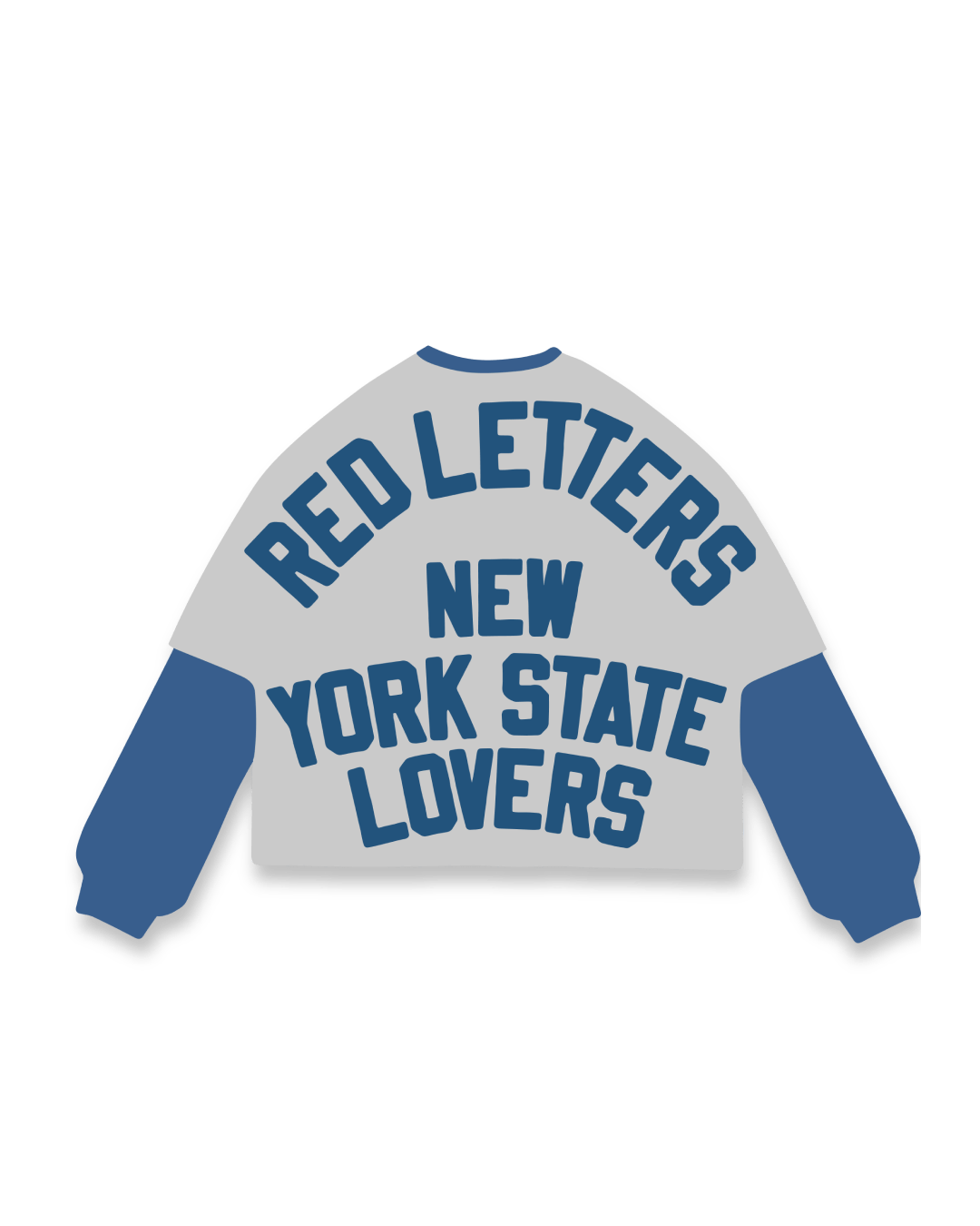 Not NY Lovers Thermal Layer Shirt - Red Letters