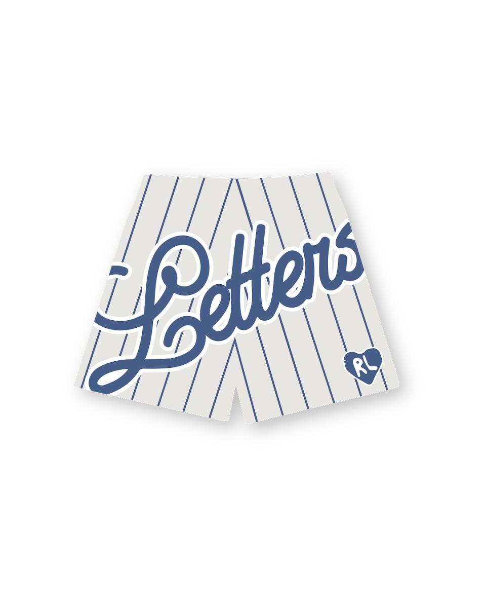 Not NY Mesh Shorts - Cement - Red Letters