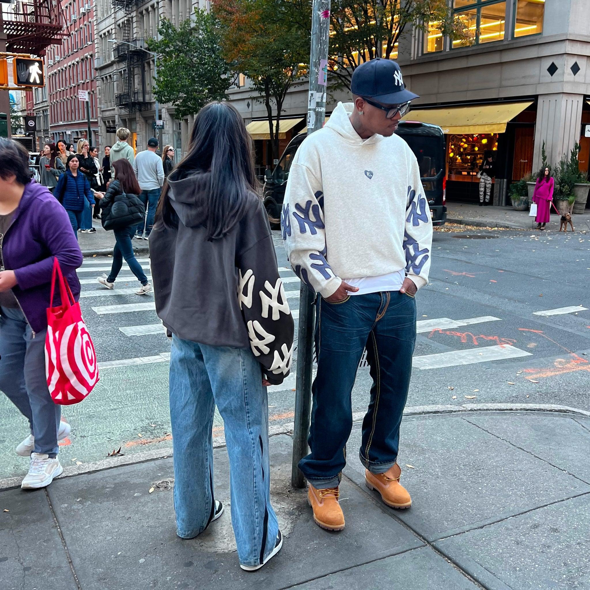 Not NY Scattered Hoodie - Red Letters