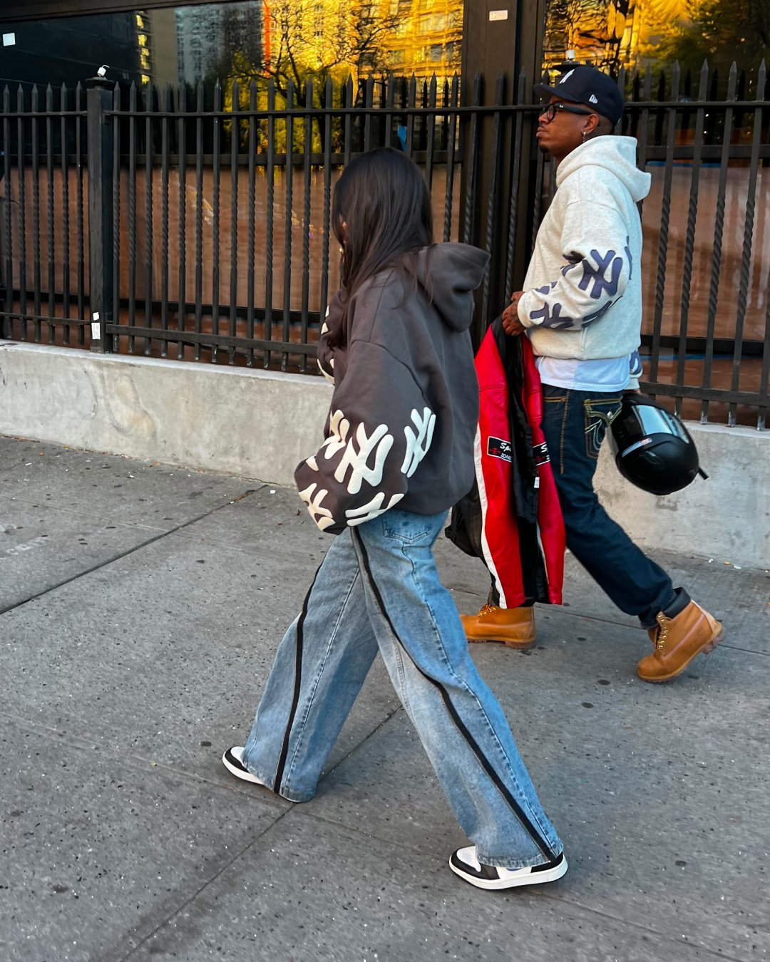 Not NY Scattered Hoodie - Red Letters