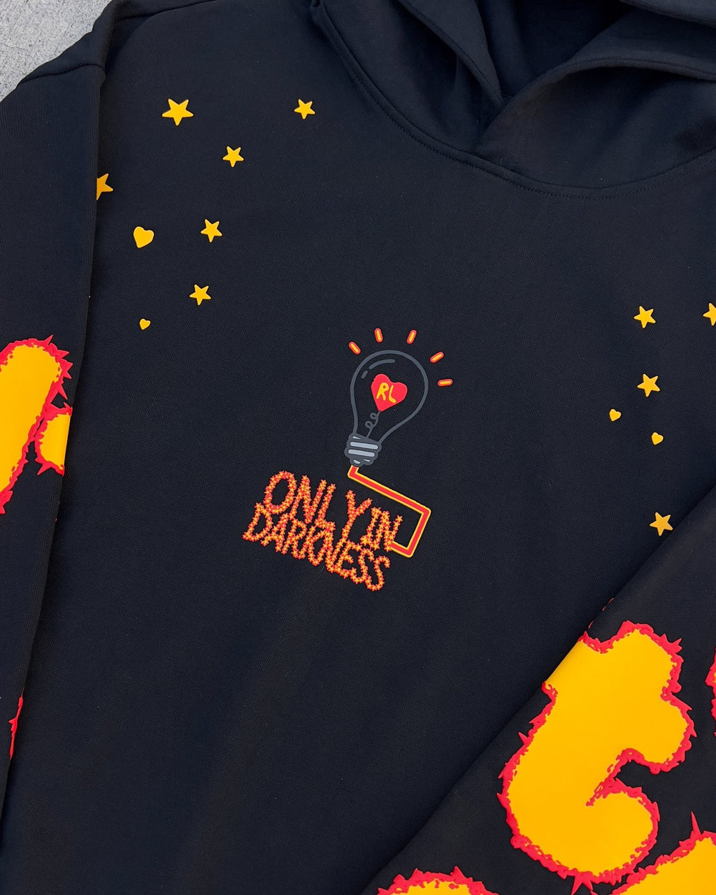 Only In Darkness Scattered Hoodie by Red Letters