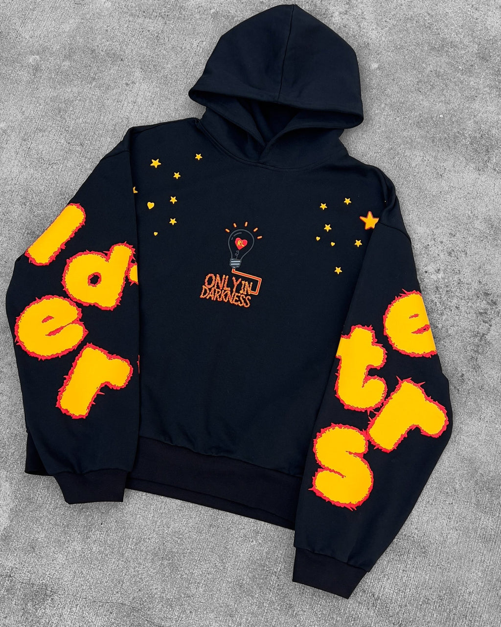 Only In Darkness Scattered Hoodie by Red Letters