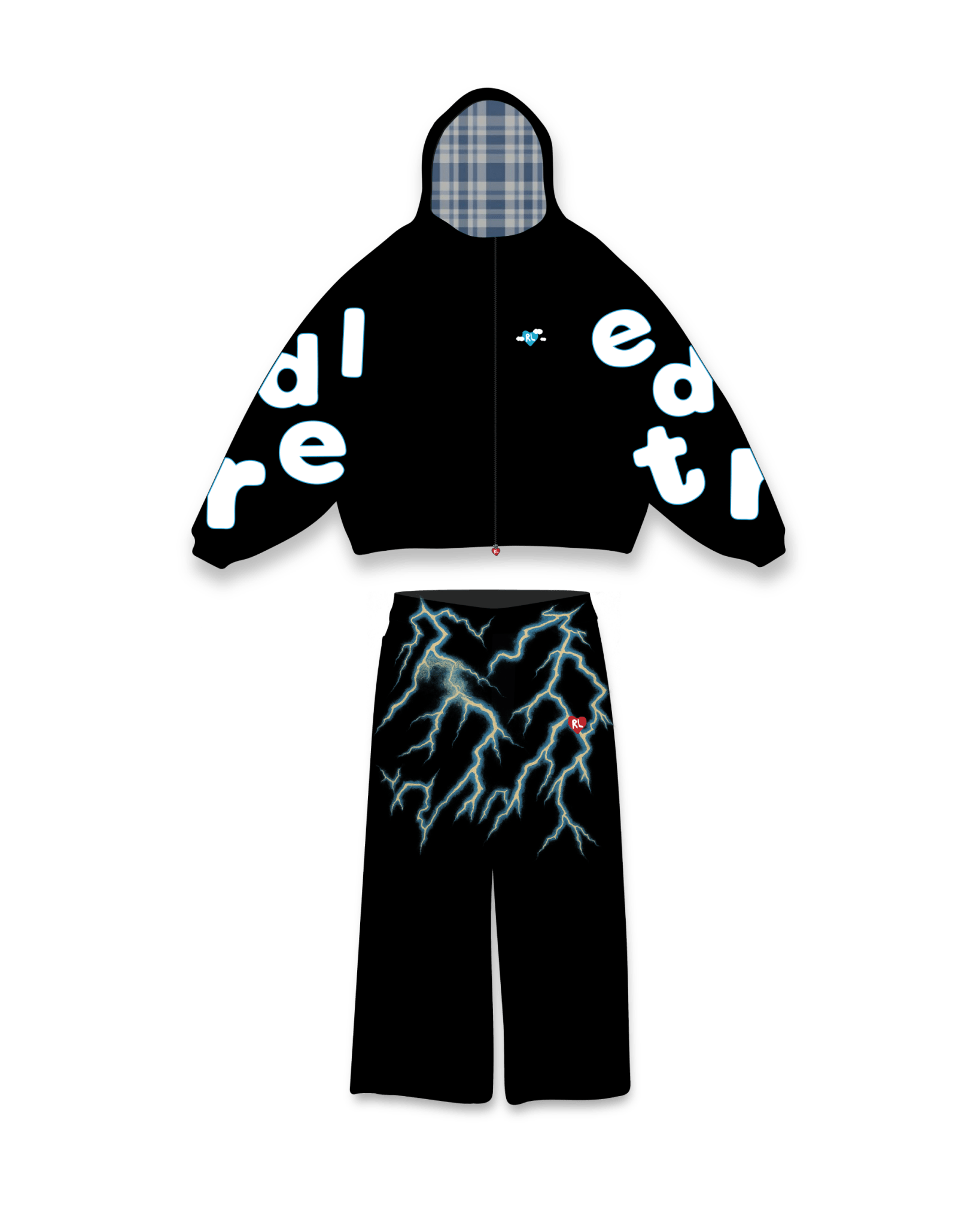 Peace and Chaos Set - Red Letters