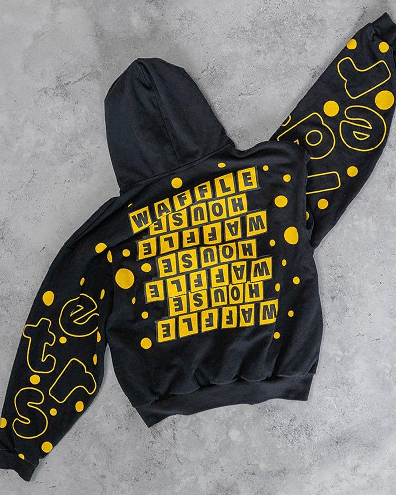 POV It's 5AM Scattered Hoodie - Red Letters