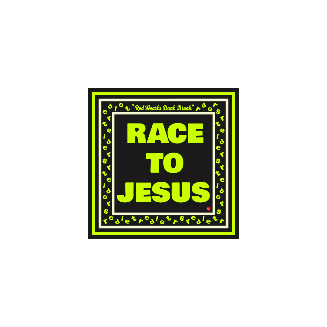 Race To Jesus Bandana - RED LETTERS