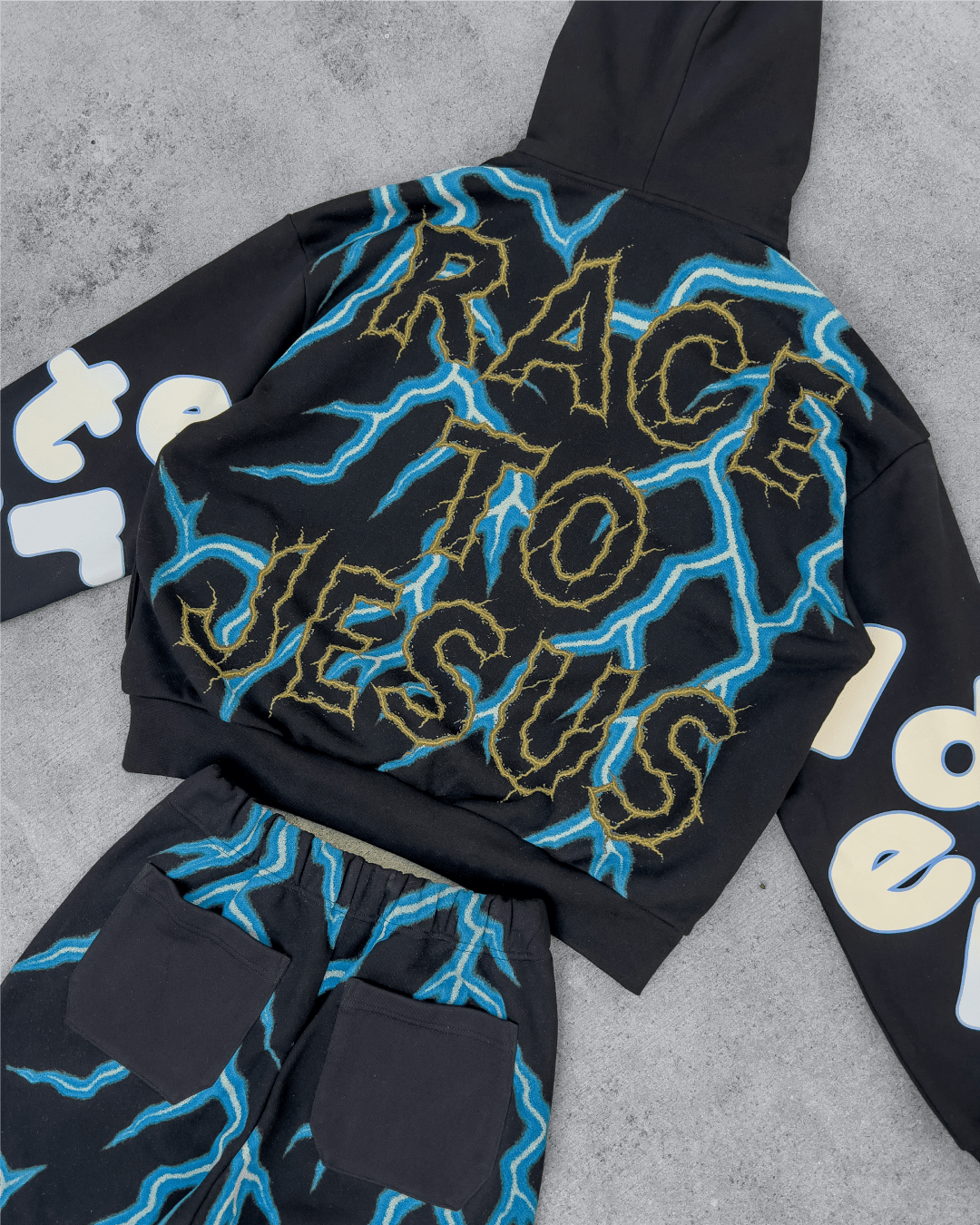 Race to Jesus V2 Scattered Hoodie by Red Letters