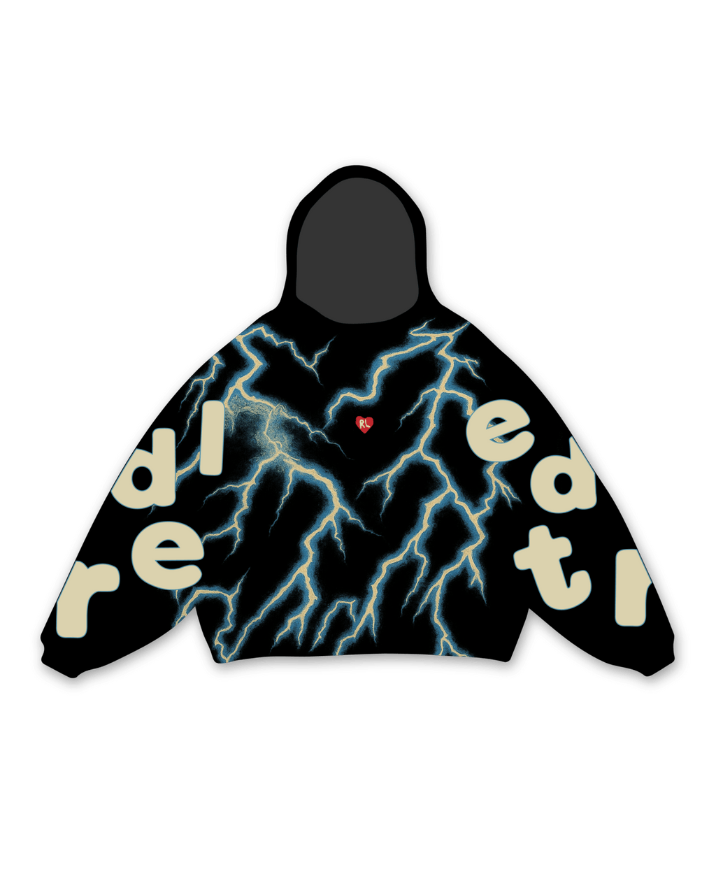 Race to Jesus V2 Scattered Hoodie by Red Letters