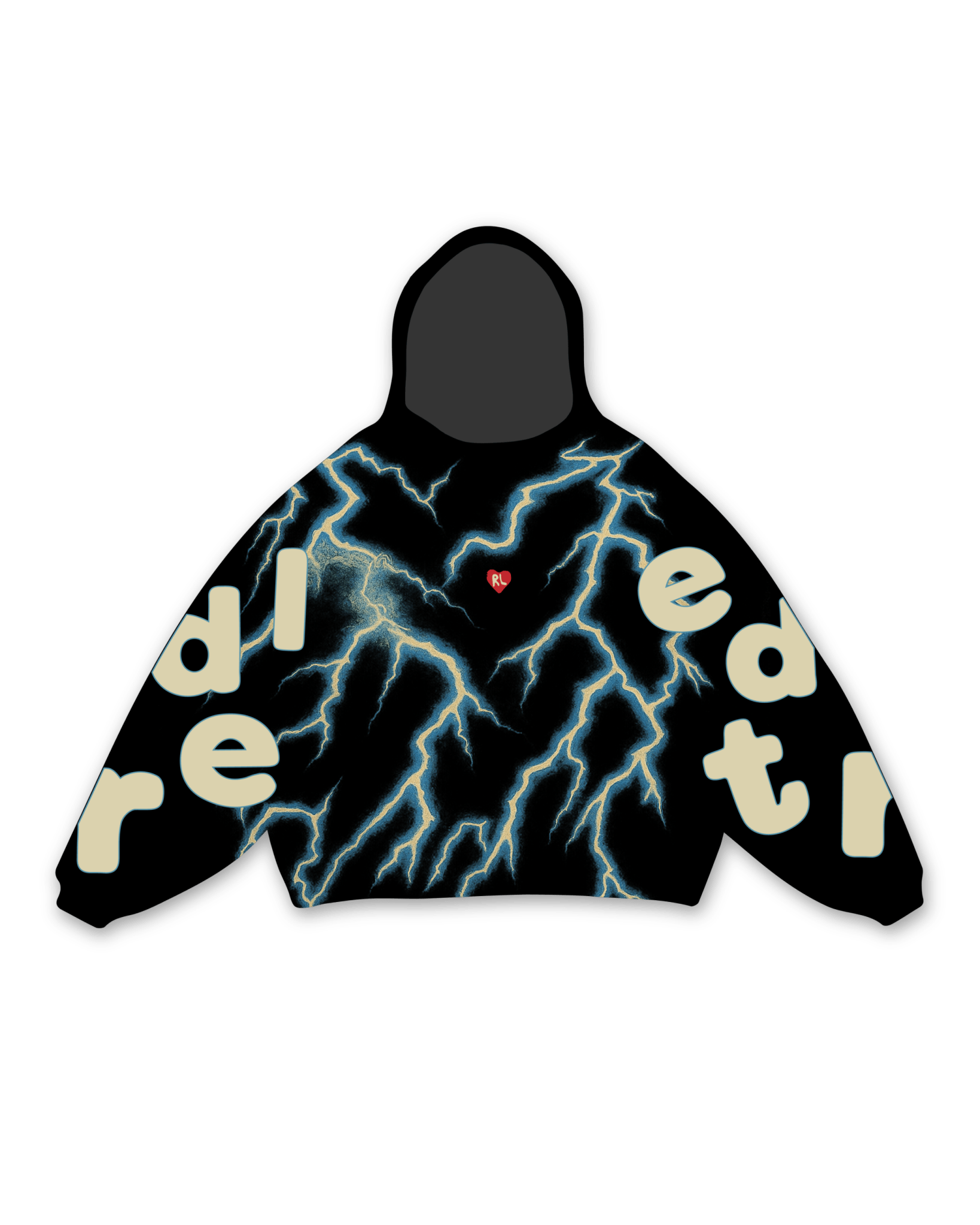 Race to Jesus V2 Scattered Hoodie by Red Letters