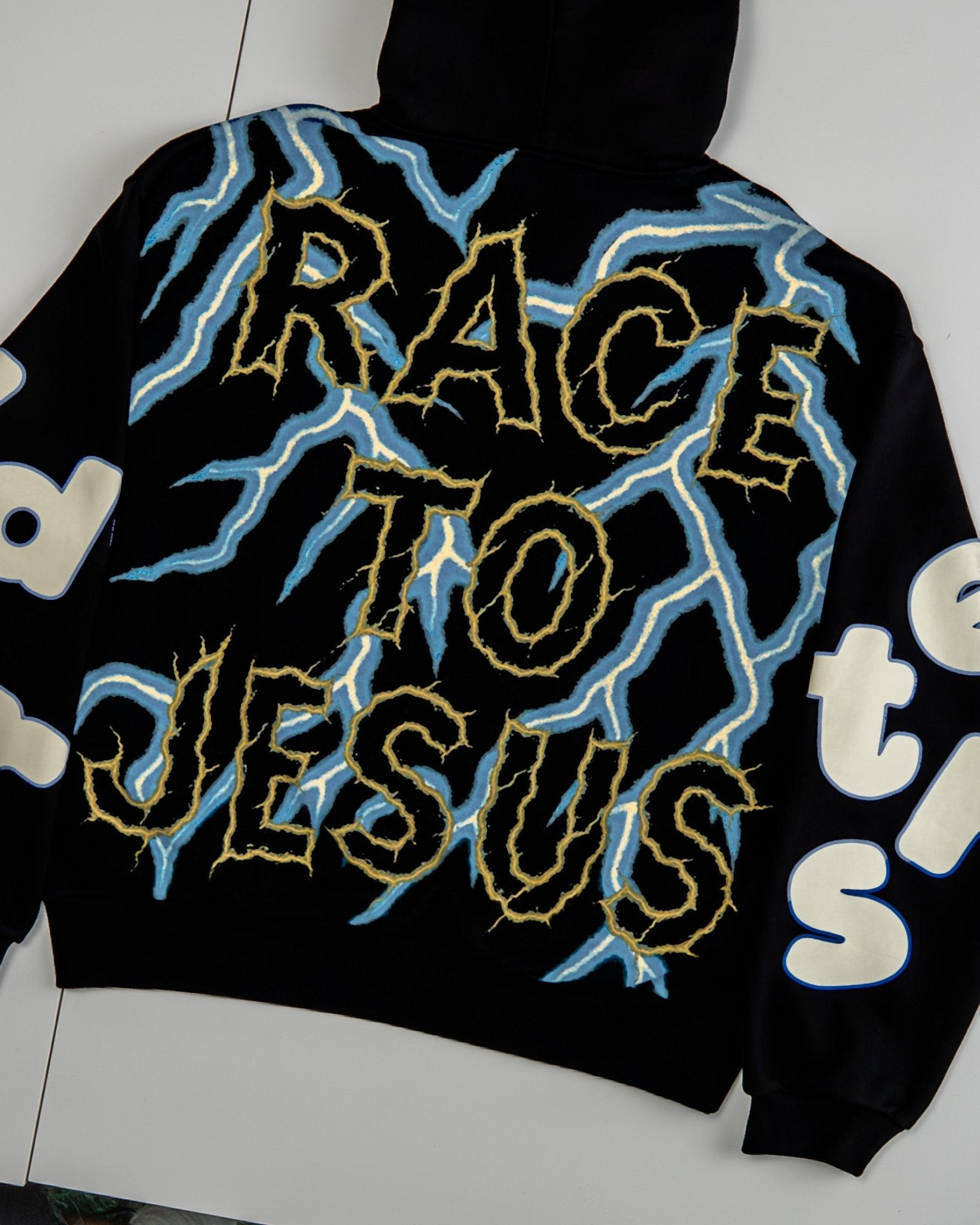 Race to Jesus V2 Scattered Hoodie by Red Letters
