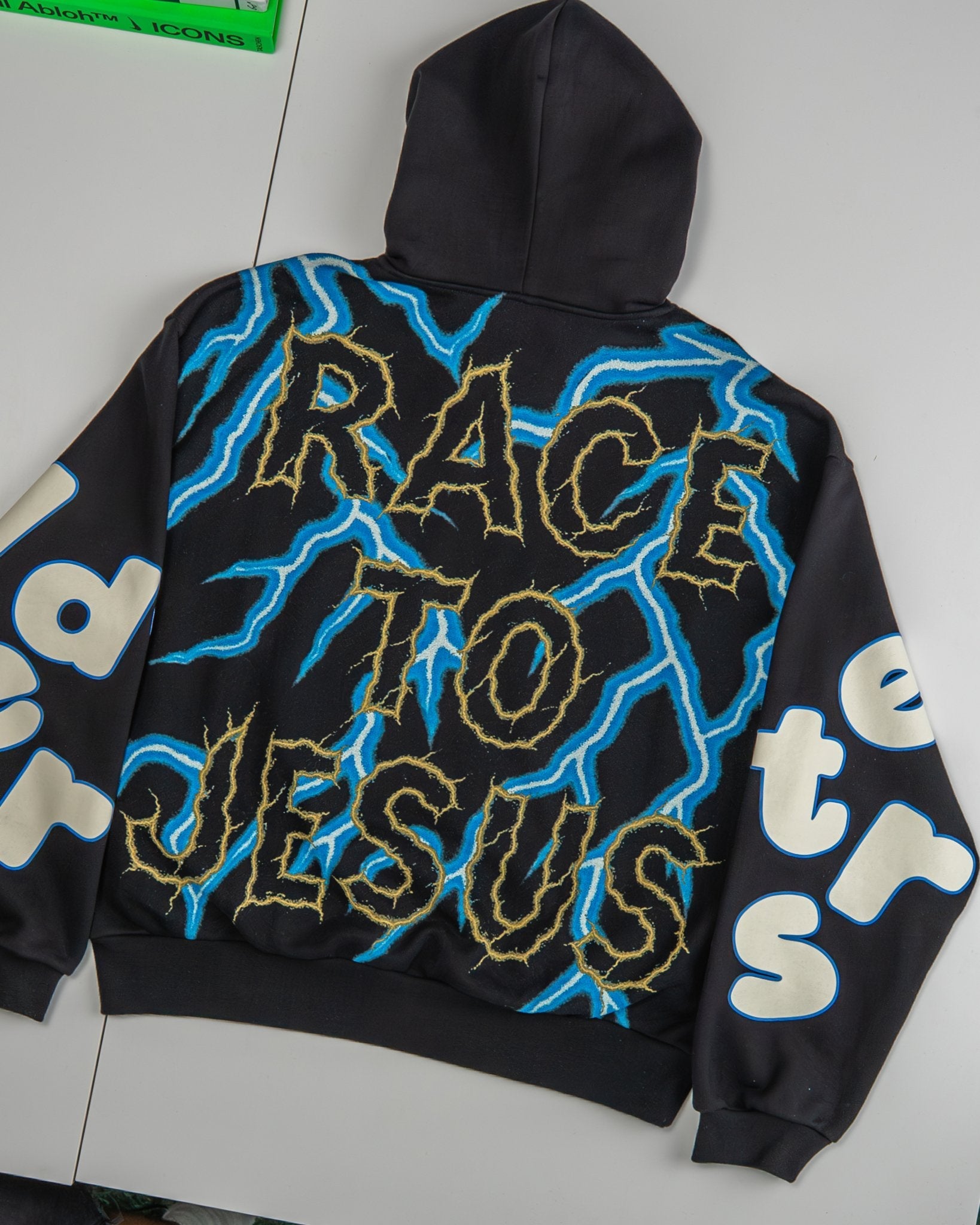 Race to Jesus V2 Scattered Hoodie by Red Letters