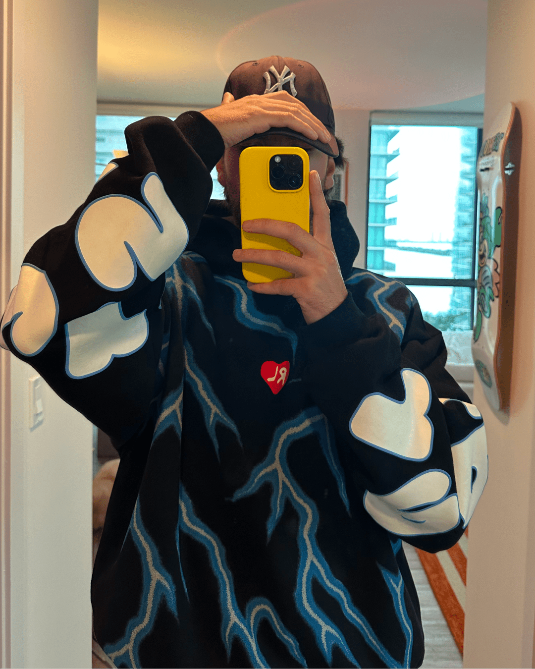 Race to Jesus V2 Scattered Hoodie by Red Letters