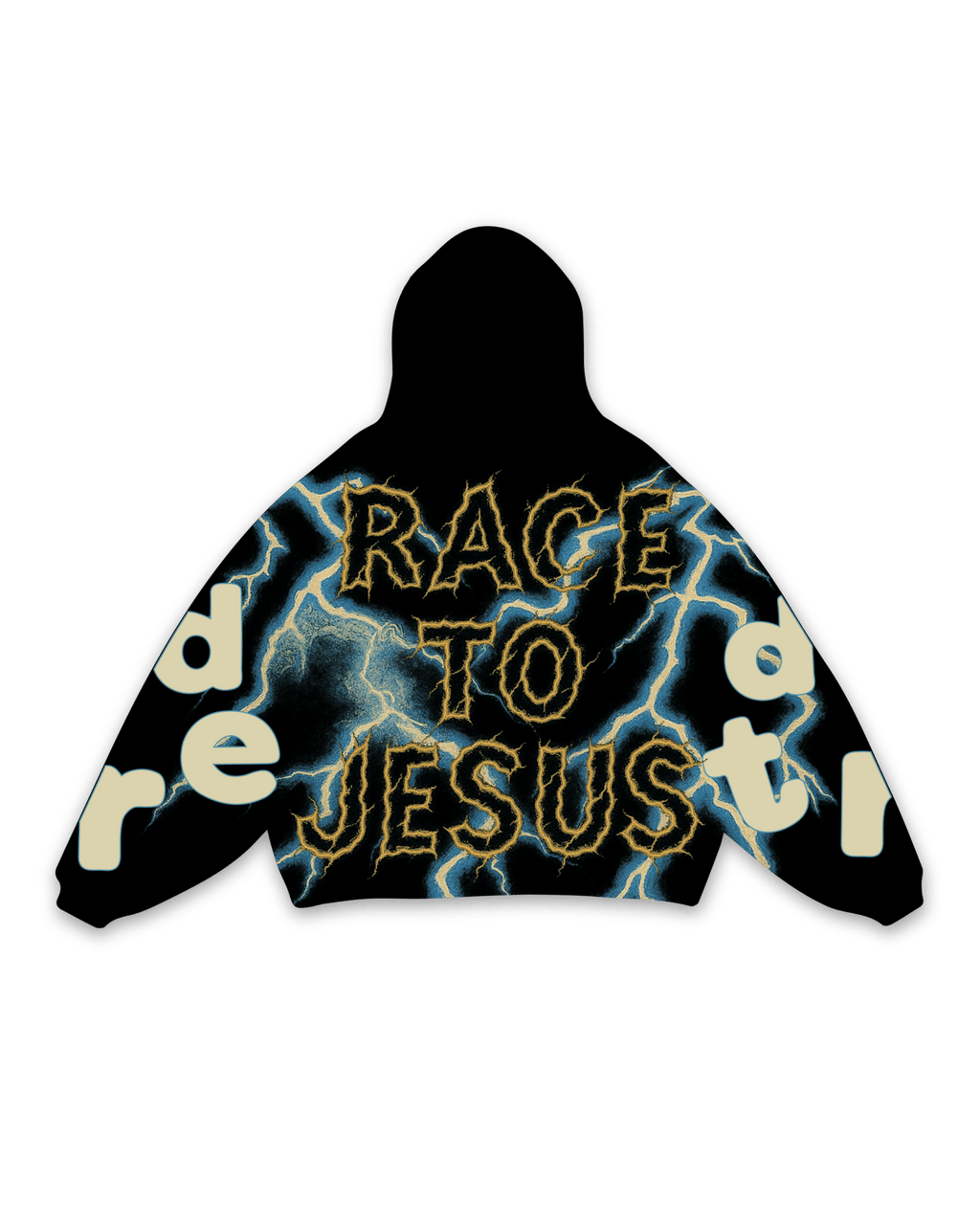 Race to Jesus V2 Scattered Hoodie by Red Letters