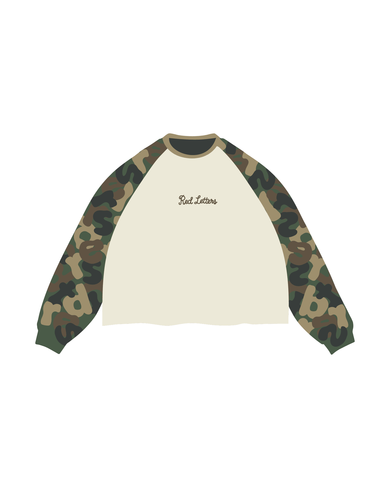 Red Camo L/S Thermal Shirt by Red Letters