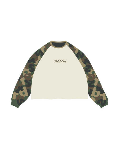 Red Camo L/S Thermal Shirt by Red Letters