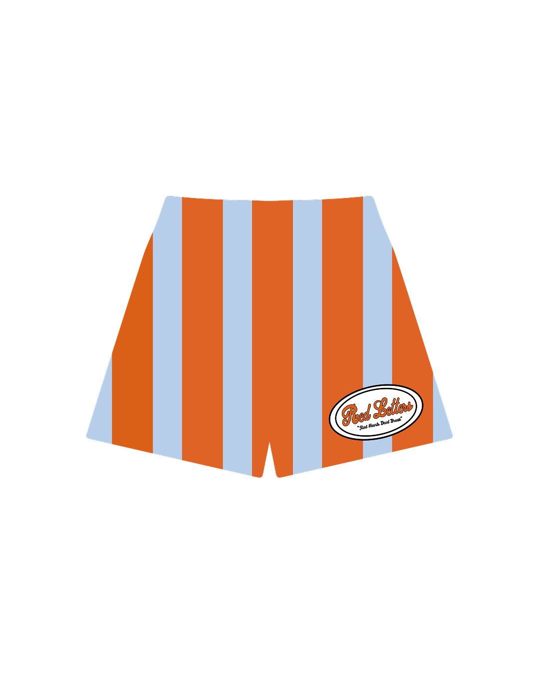 Red Gulf Mesh Shorts by Red Letters