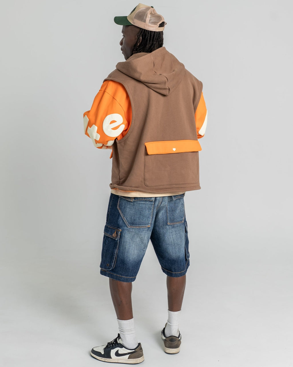 Red Letters Utility Vest Scattered Zip Up by Red Letters
