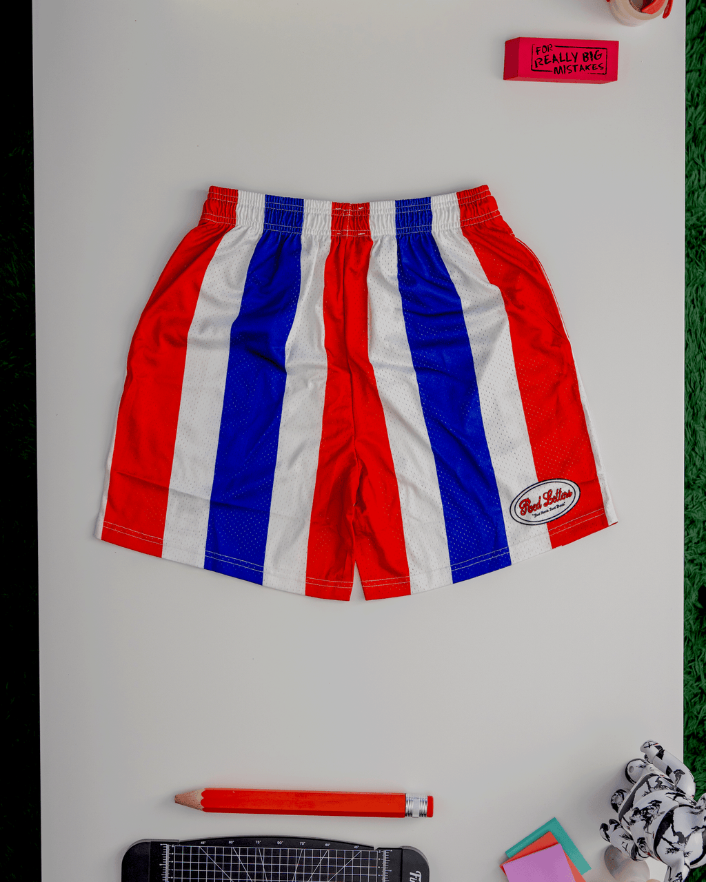 Red Martini Mesh Shorts by Red Letters