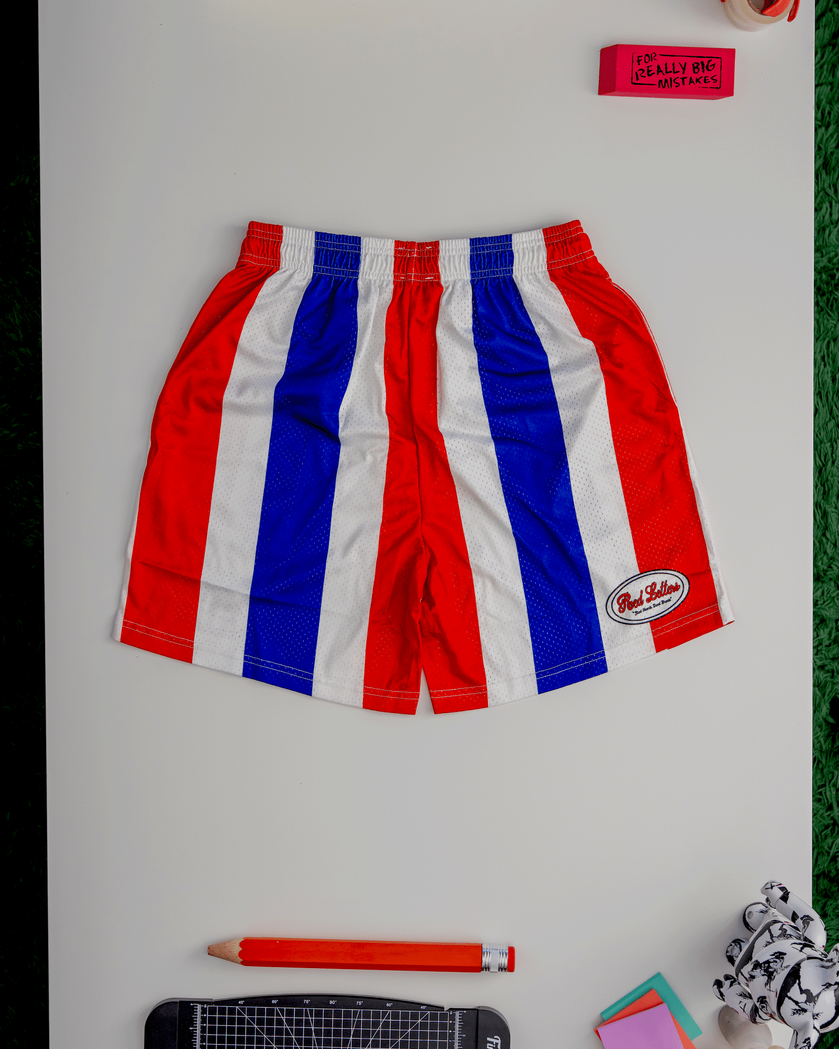 Red Martini Mesh Shorts by Red Letters