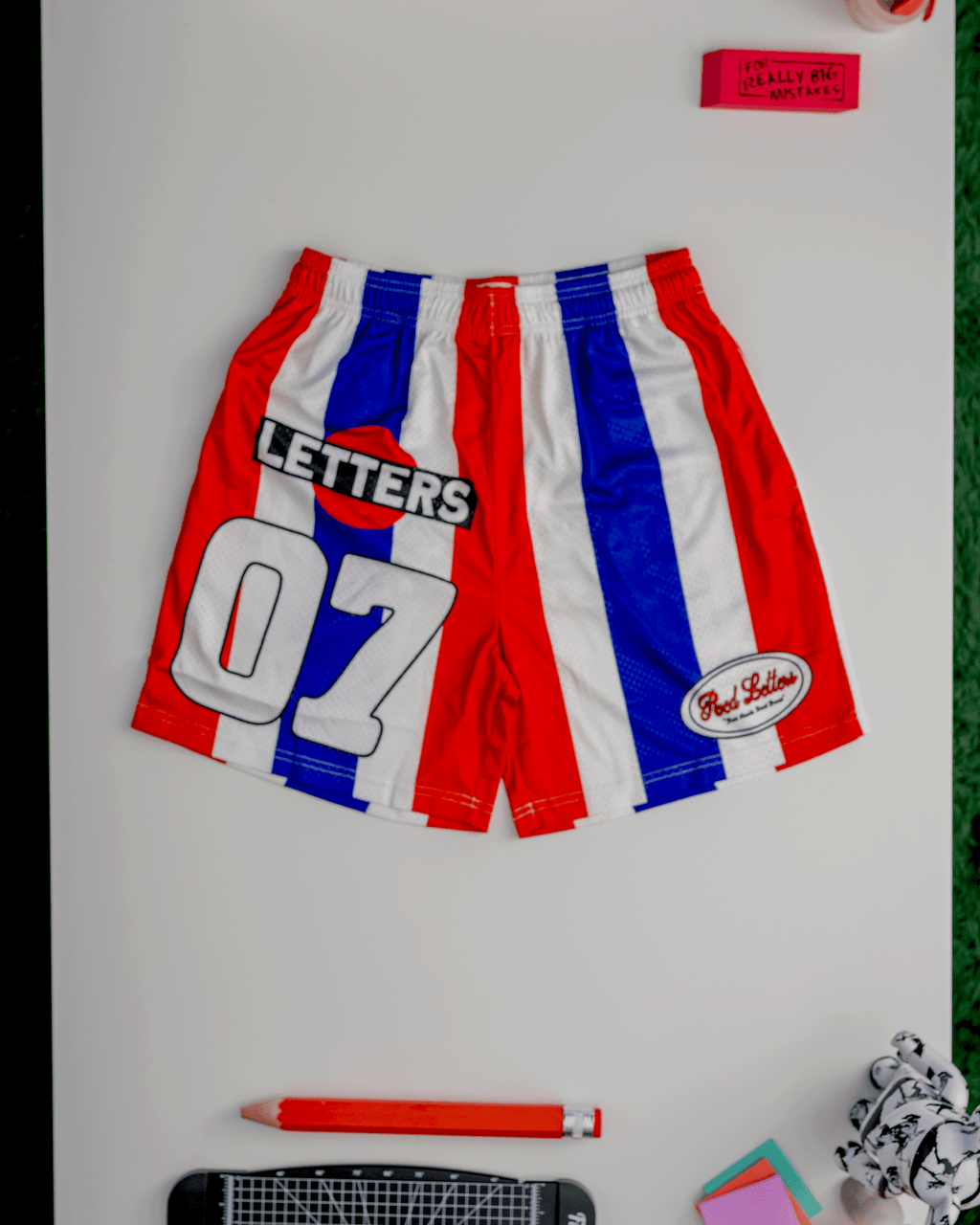 Red Martini Mesh Shorts by Red Letters