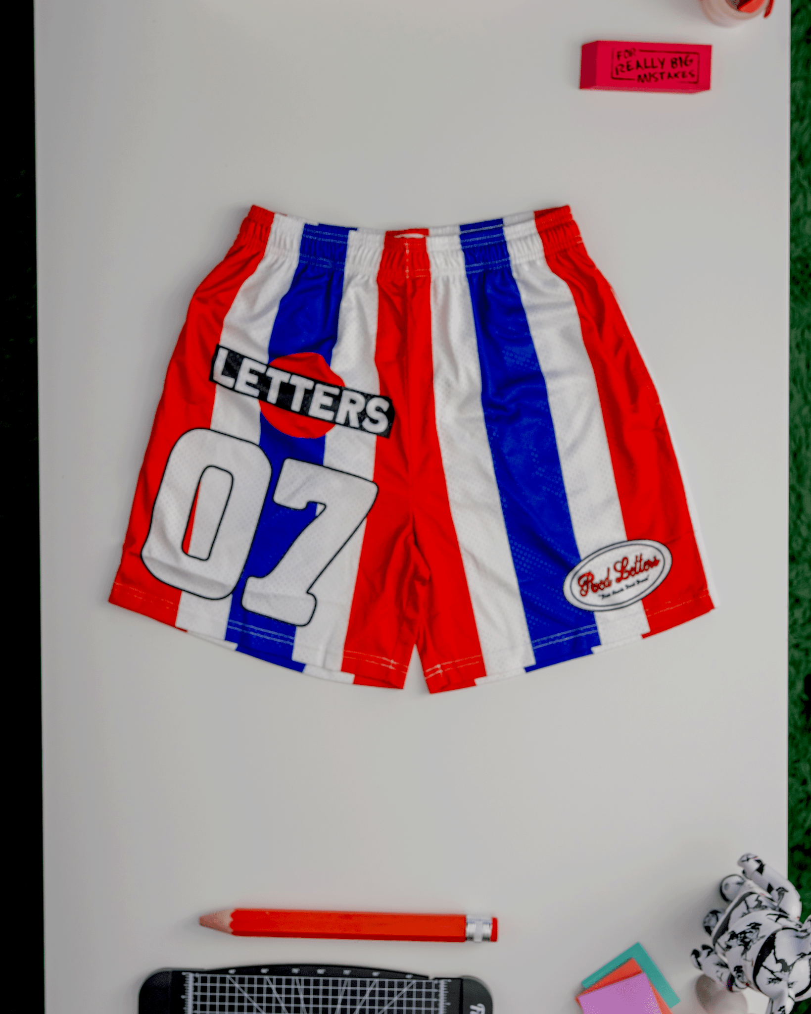 Red Martini Mesh Shorts by Red Letters