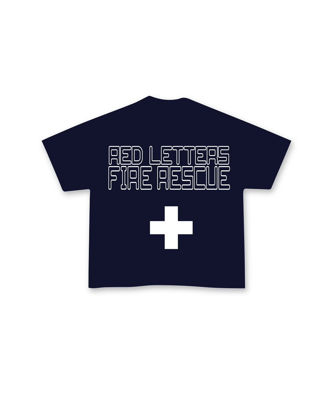 Red Rescue Tee - Navy by Red Letters