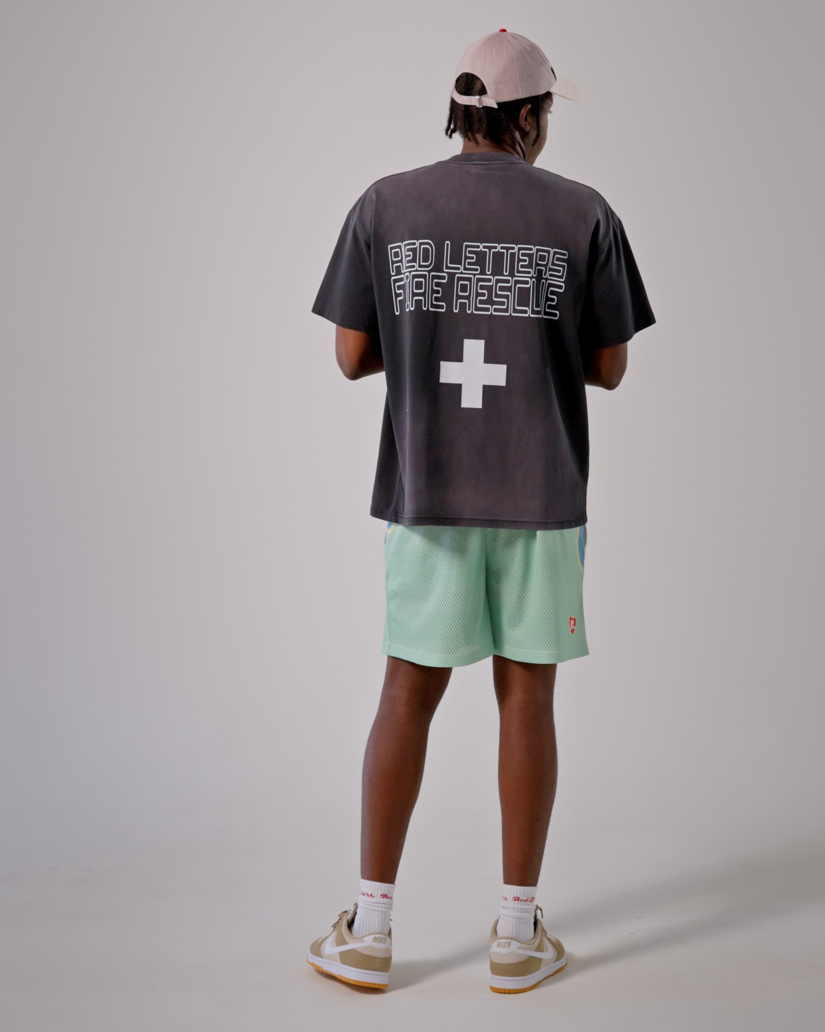 Red Rescue Tee - Washed Black by Red Letters
