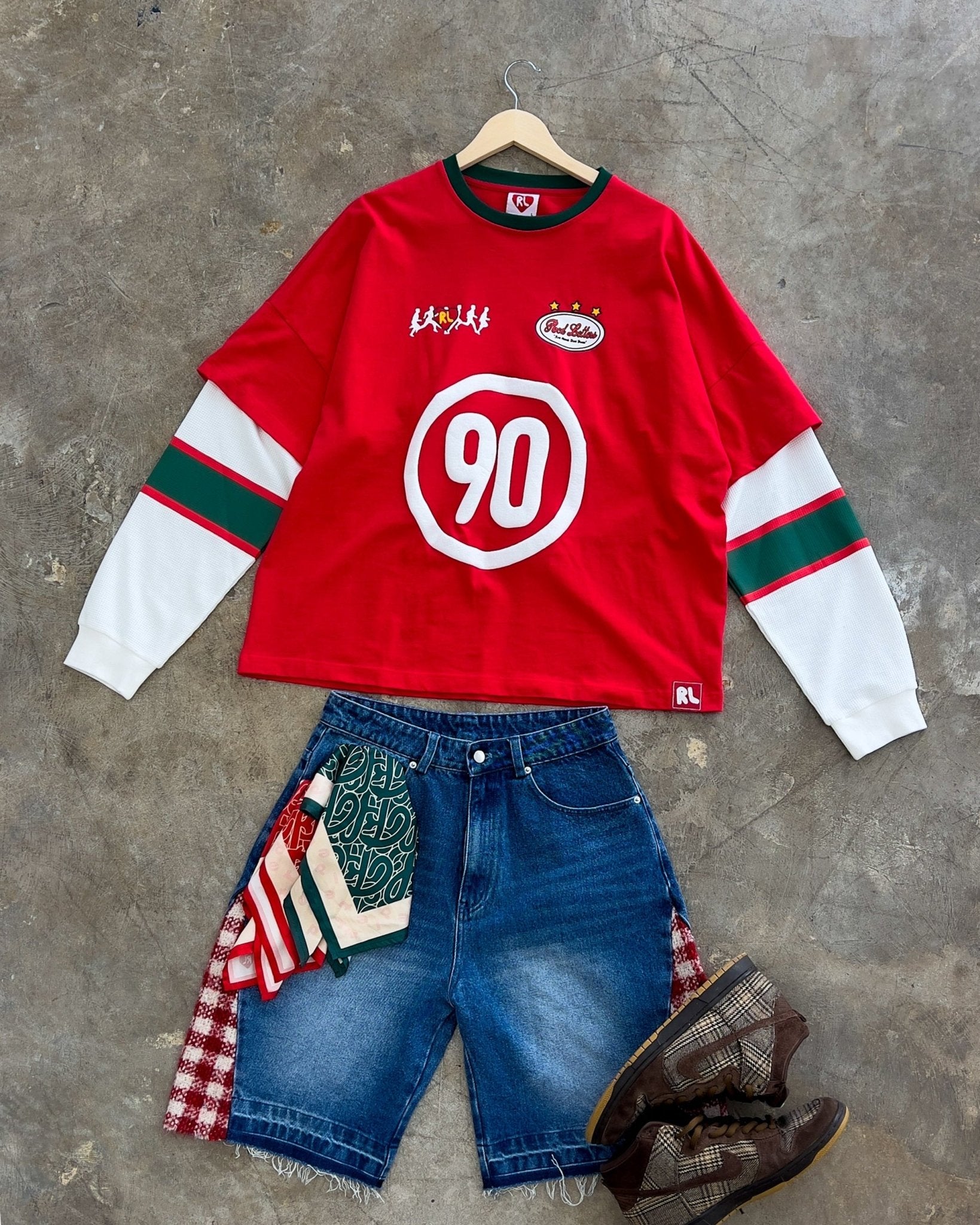 Red Run Club Thermal Layer Shirt by Red Letters