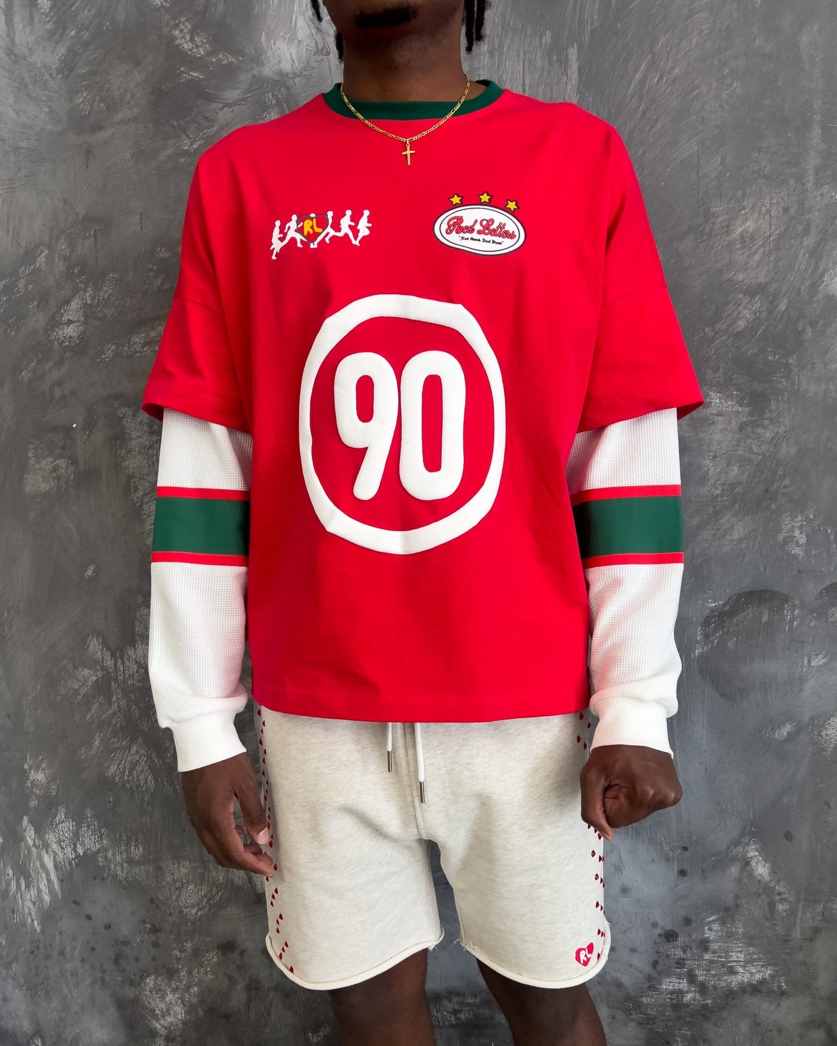 Red Run Club Thermal Layer Shirt by Red Letters