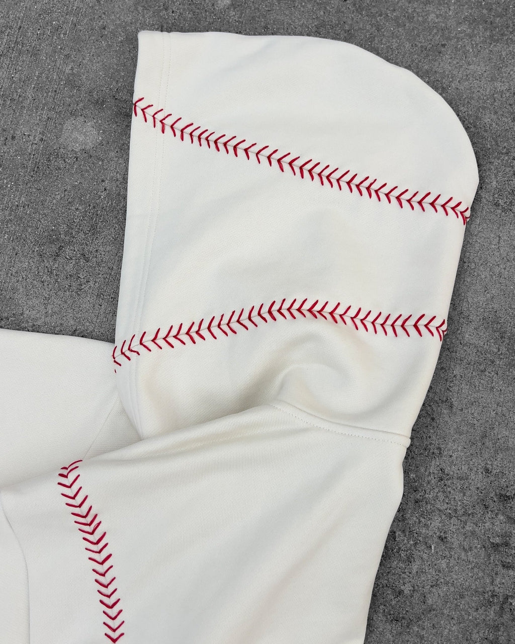 Red Stitches Scattered Hoodie by Red Letters