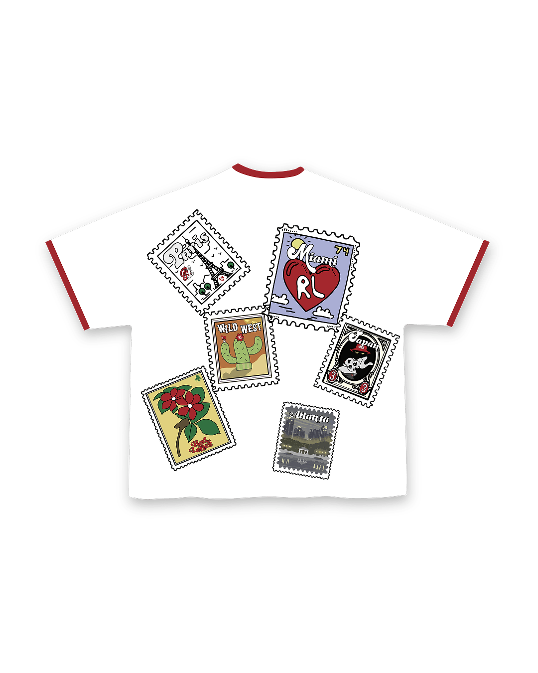 Red World Tee by Red Letters