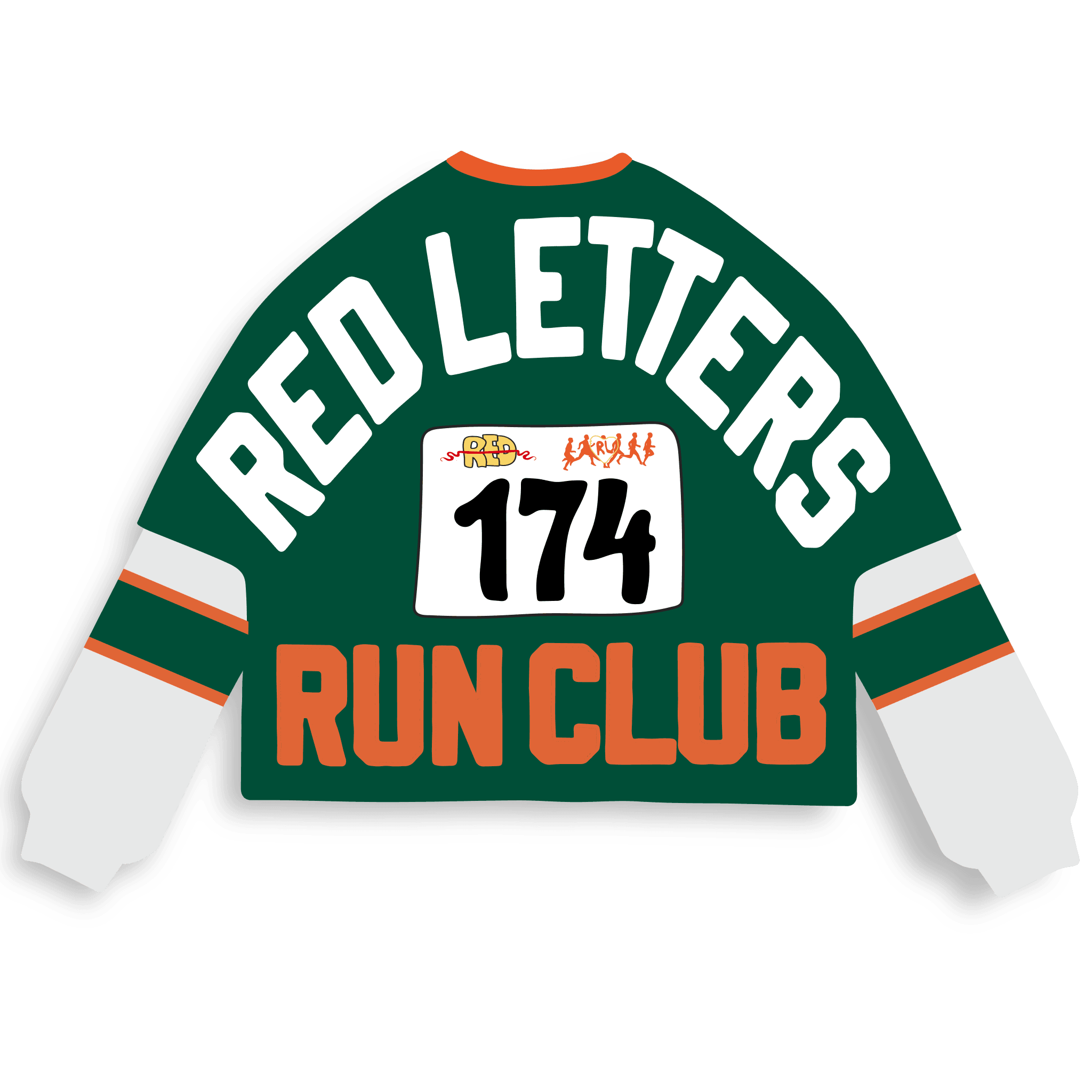 RL Run Club Thermal Layer Shirt - Red Letters