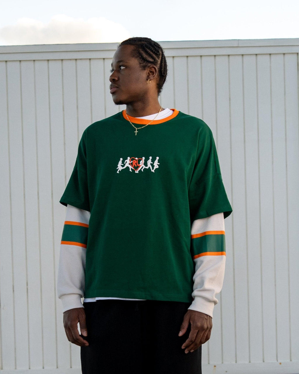 RL Run Club Thermal Layer Shirt - Red Letters