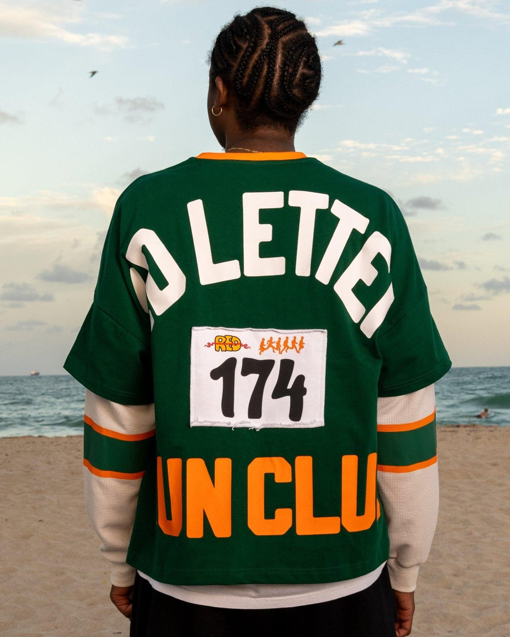 RL Run Club Thermal Layer Shirt - Red Letters