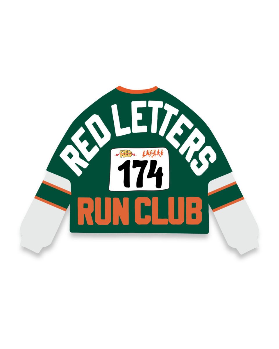 RL Run Club Thermal Layer Shirt - Red Letters