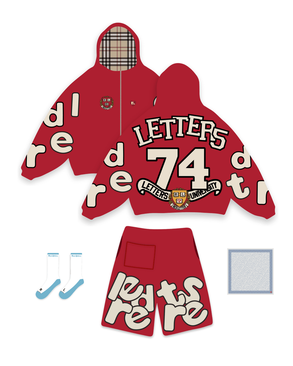 RL Uni Scattered Set - Red by Red Letters