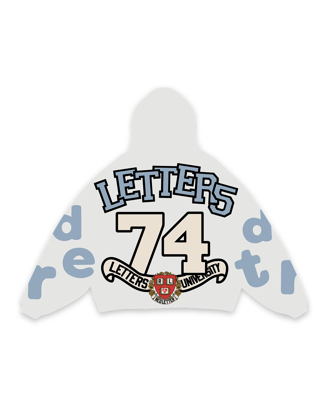 RL Uni Scattered Zip Up - Heather by Red Letters