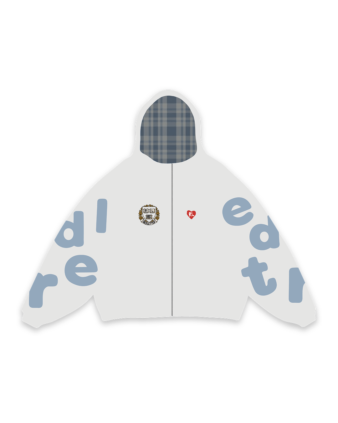 RL Uni Scattered Zip Up - Heather by Red Letters