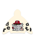 Rule The World Scattered Hoodie - Red Letters