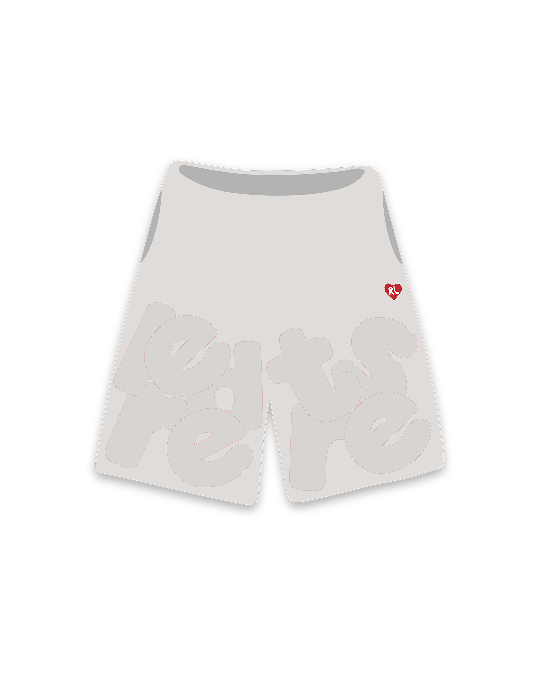 Scattered Sweatshorts - Heather by Red Letters