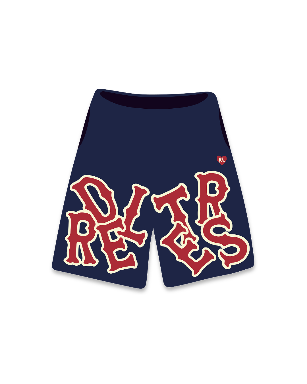 Scattered Sweatshorts - Varsity by Red Letters